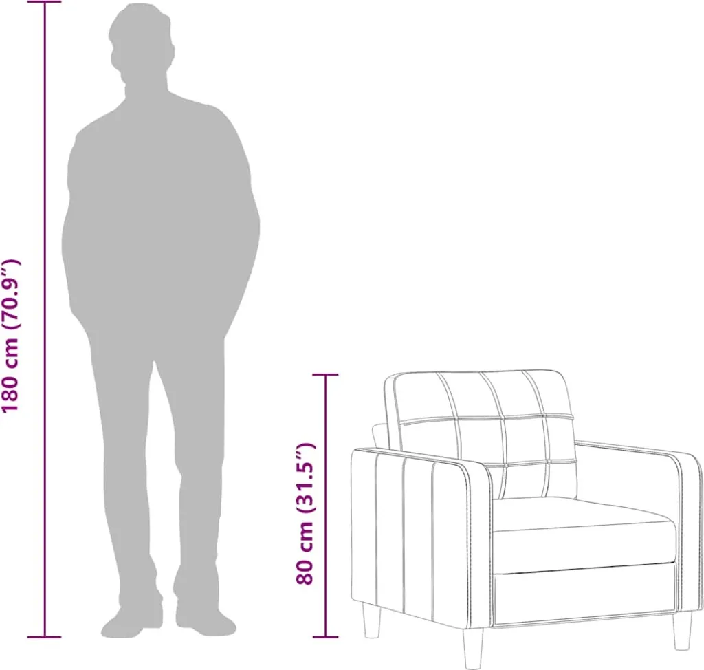 Fauteuil canapé crème 60 cm tissu : la solution compacte petits espaces - 9