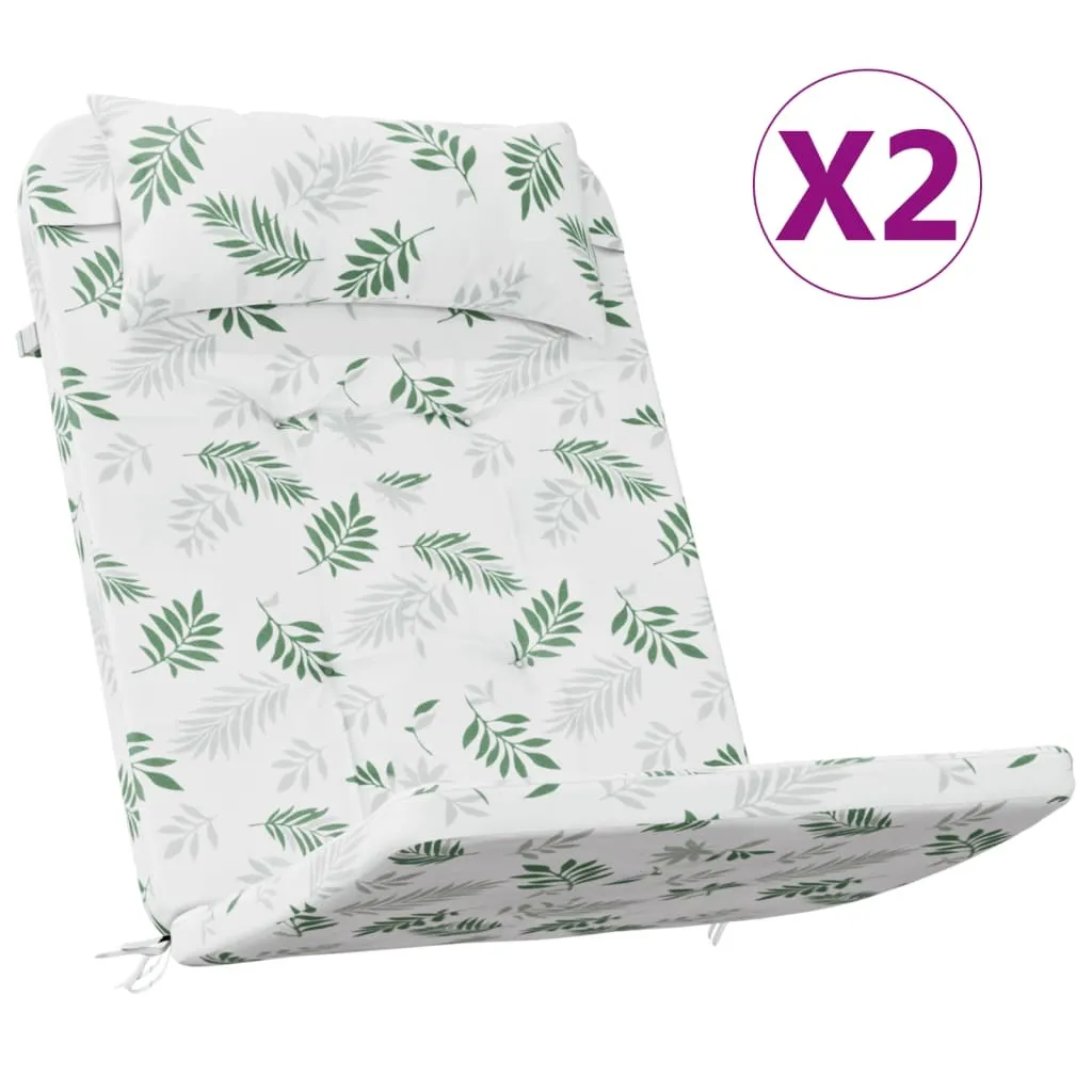 Lot de 2 Housses de Protection pour Fauteuil Adirondack Motif Nature