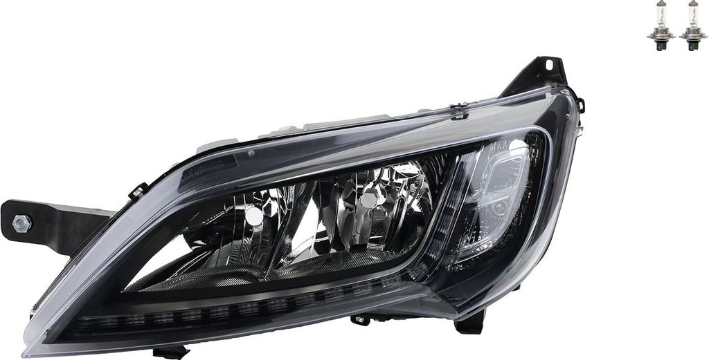 Faro delantero halógeno compatible con Fiat Ducato 250 251, Imagen del producto 
