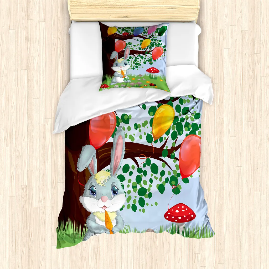 Set Letto ABAKUHAUS 135x200 Doodle Art: Stile e Salute Antiacaro