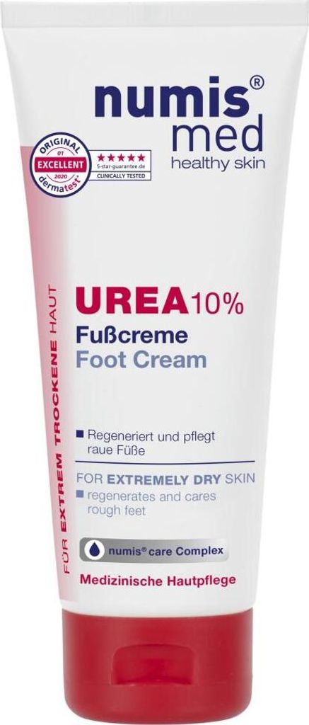 numis med Fußcreme mit 10% Urea - Hautberuhigende Fusscreme Produktbild