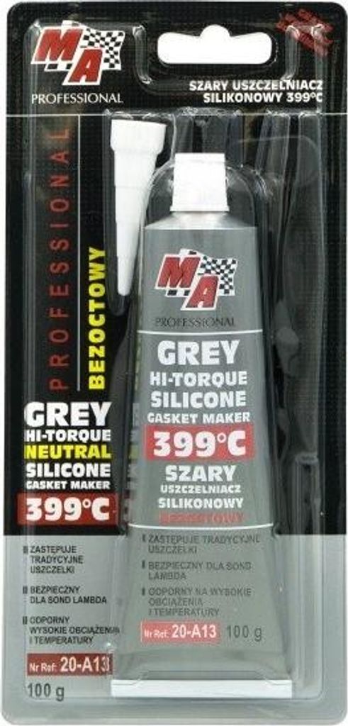 Uszczelniacz Silikonowy 100G Szary Od -54°C Do 399°C / Ma Zdjęcie produktu 