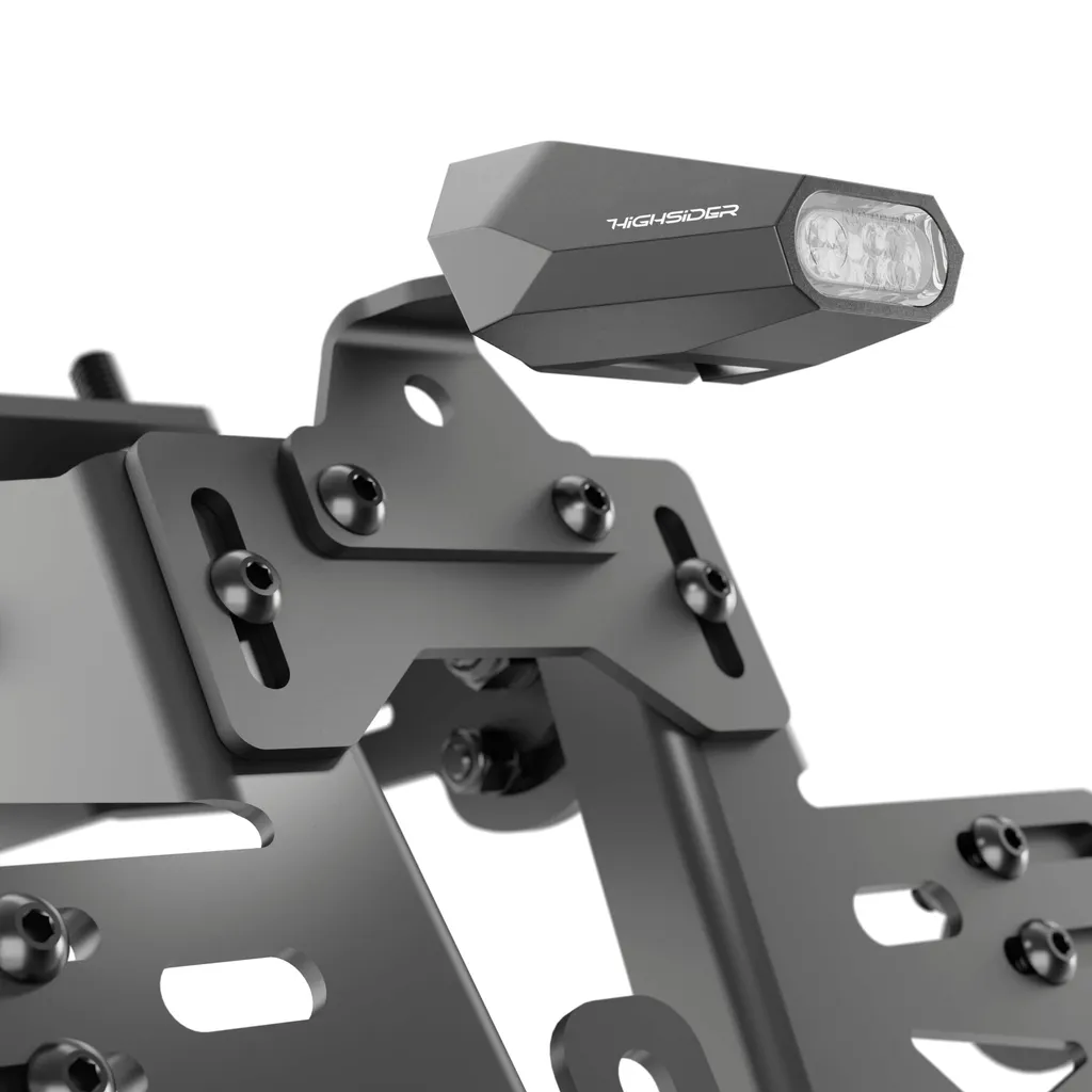 Feu arrière HIGHSIDER pro Split-V LED noir transparent homologué E