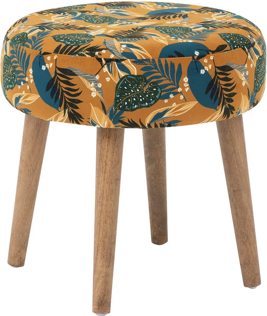 Tabouret Fresnes Jaune Eazy Living - Assise Design Style Scandinave