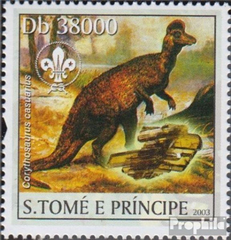Briefmarken Sao Tome e Principe 2003 Mi 1980 (kompl.Ausg.) postfrisch Prähistorische Tiere