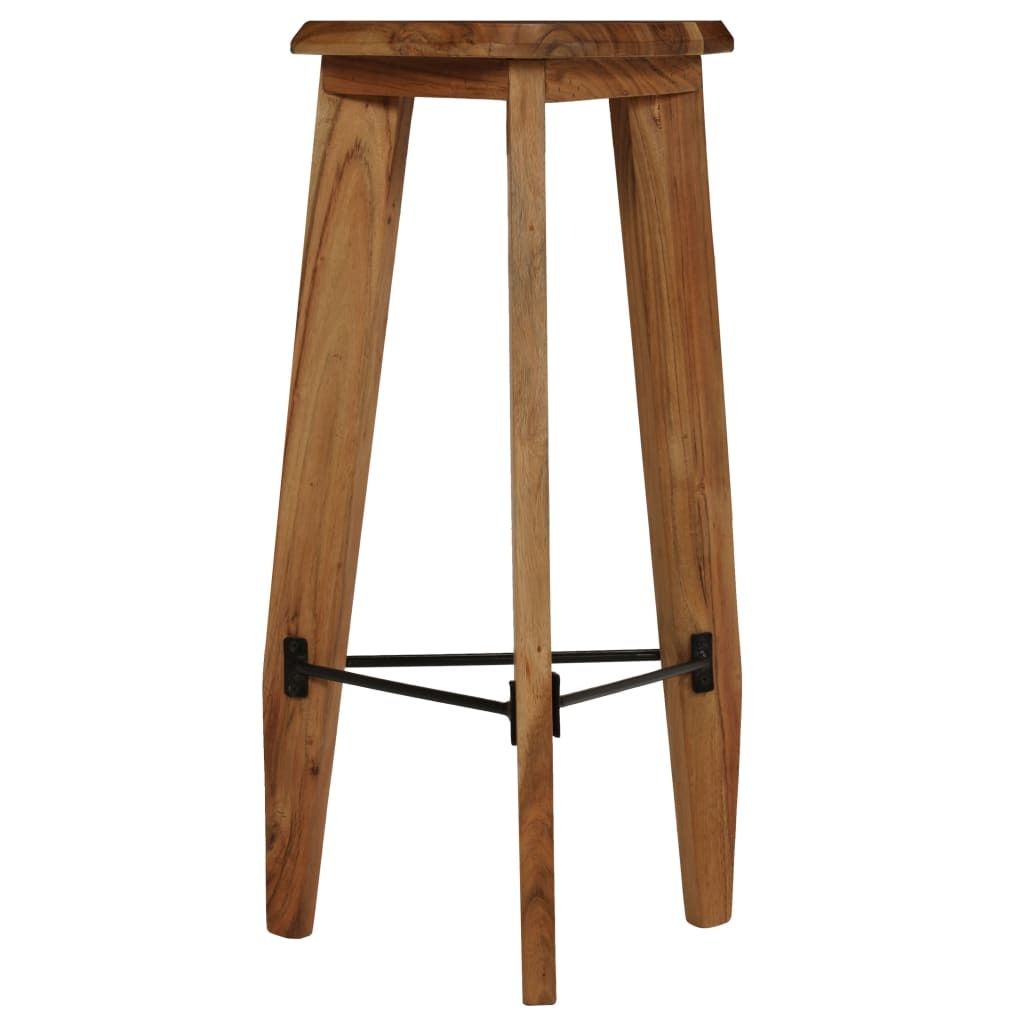 "SALE 2026"Barhocker - Braun Barhocker 2er-set Akazie Massivholz Stabli Möbel5163525