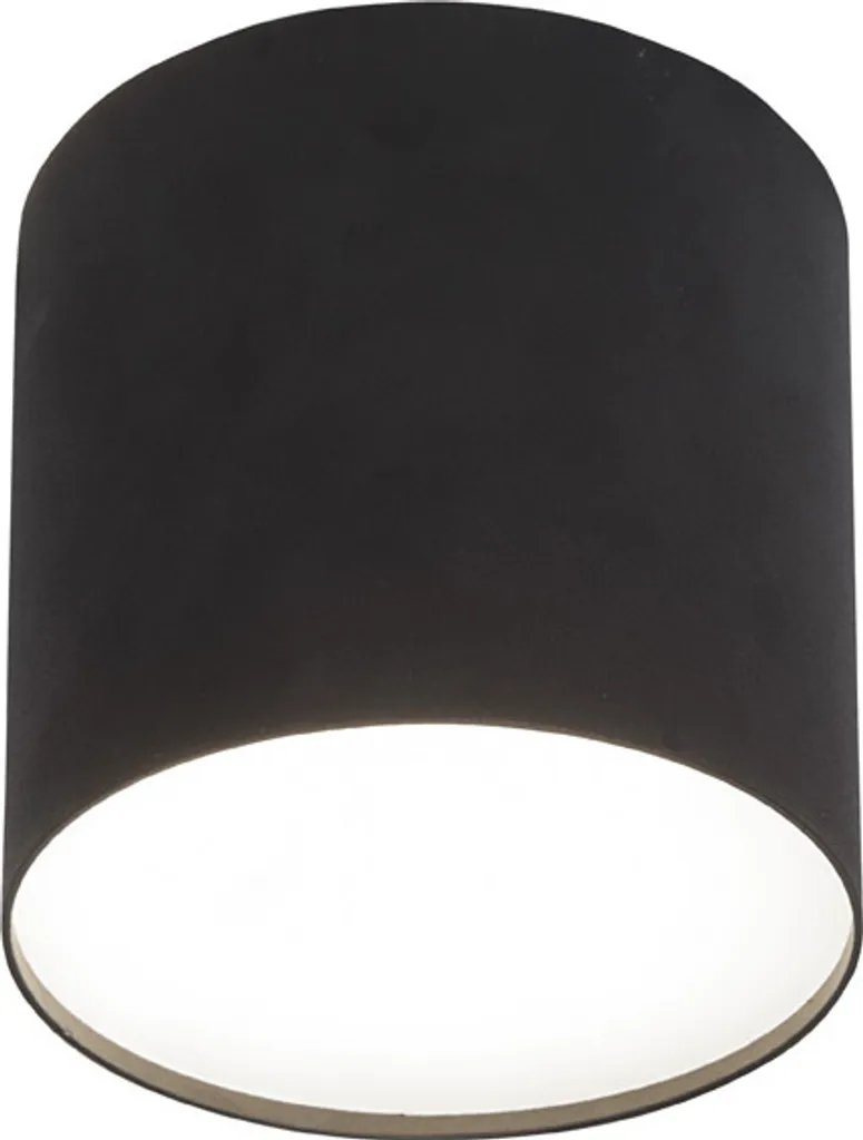 Luminaire LED noir en acier avec diffuseur plexi POINT PLEXI 6526 - 8