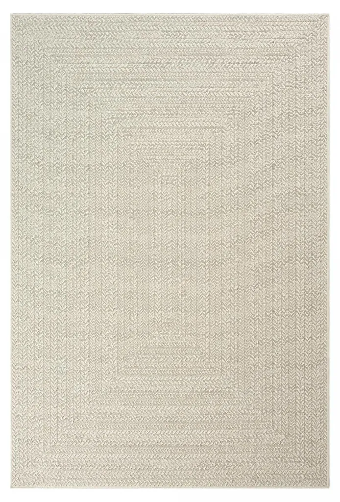 Tapis facile d'entretien LYN13 REZY 1 aspect jute intérieur extérieur