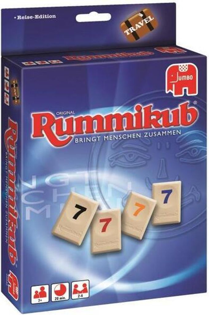 Rummikub podróżny Jumbo 03942 Zdjęcie produktu 