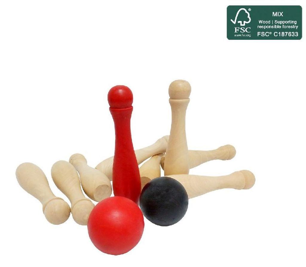 Jeux d'extérieur - Bowling - Jouets en bois pour Image du produit 
