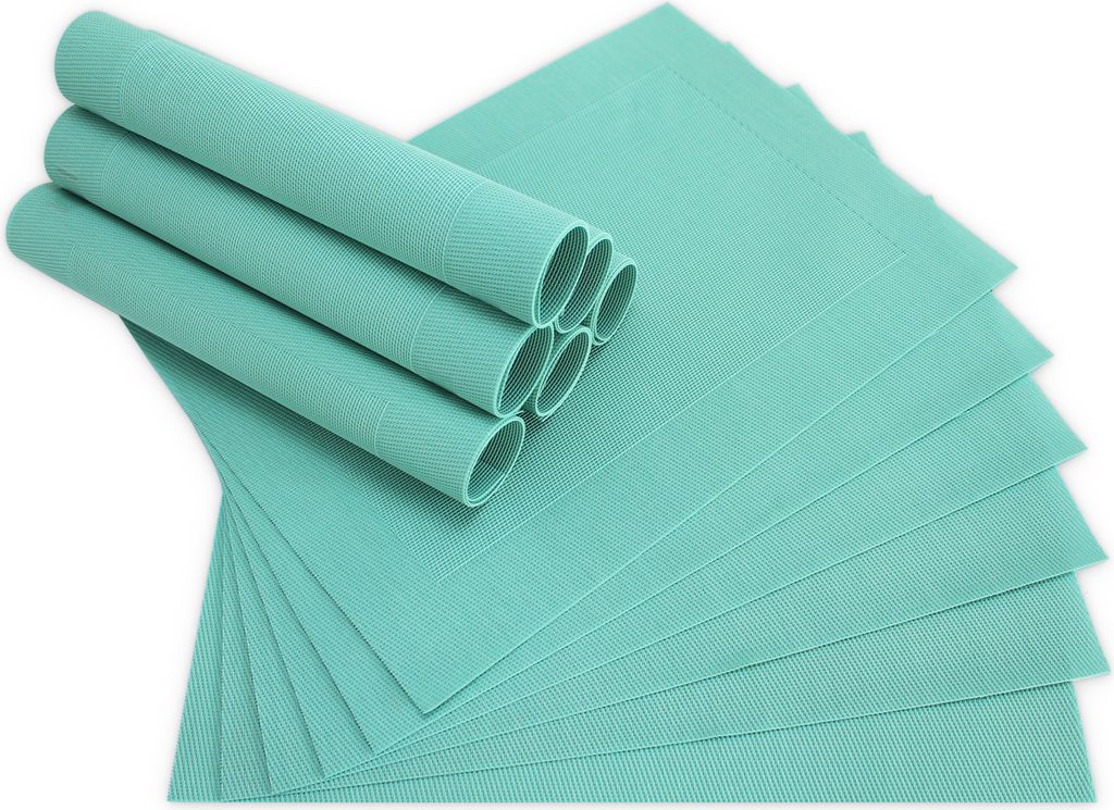 Tischsets BORDA 12er Set Mint-grün als Tischuntersetzer