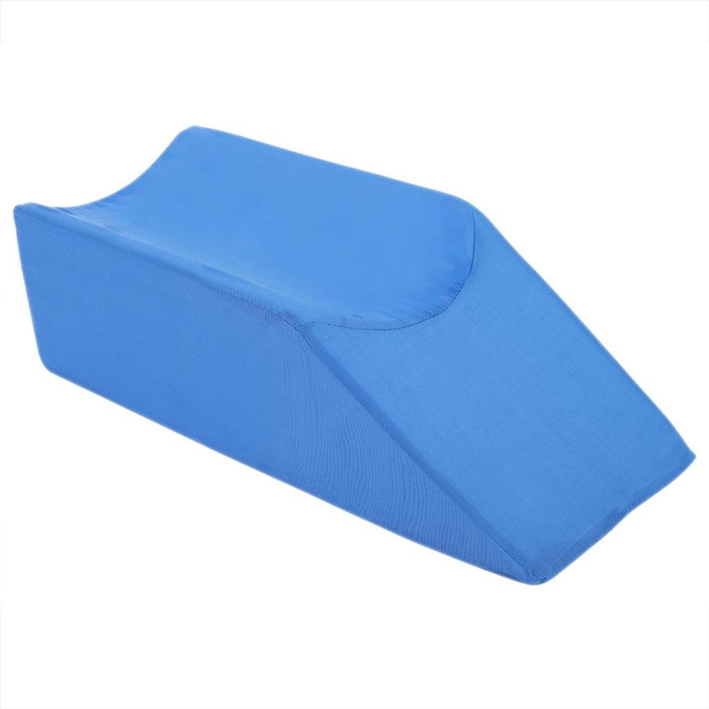 Schaumstoff-Beinhebungskissen, Keilstütze, Knieschmerzlinderung, waschbares Kissen (Blau)