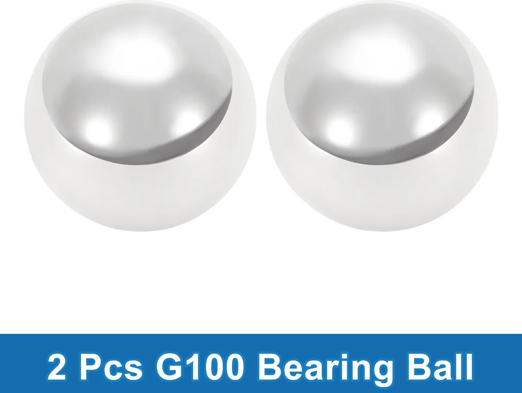 Roulement à bille en acier argenté 42,9mm ultra résistant - 2 unités