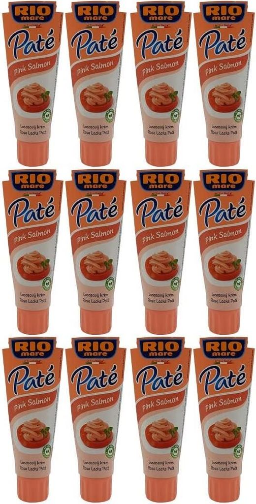 12x Rio Mare Patè Salmone Rosa Lachs Thunfischcreme 100g Produktbild 