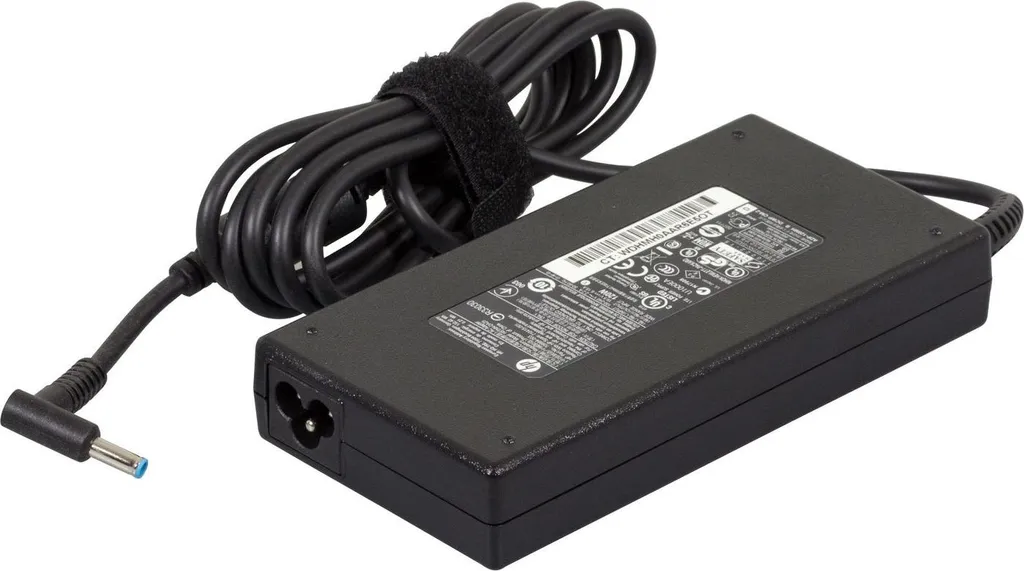Chargeur PC Portable HP 120W pour Télétravail - Adaptateur 709984-003 Noir