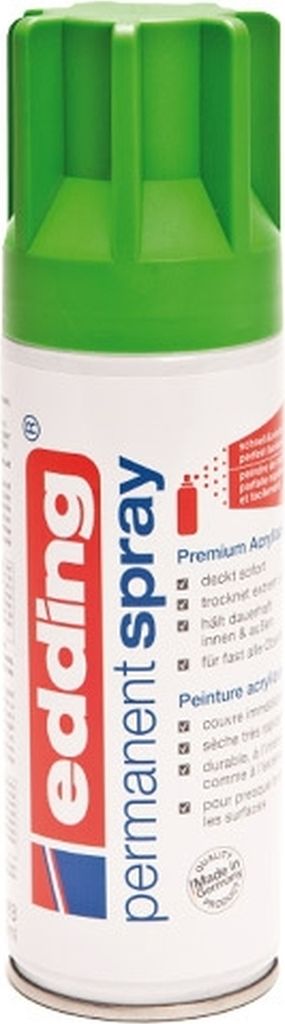 Acryl-Farblack Permanentspray gelbgrün seidenmatt RAL6018 Packung mit 6 Stück