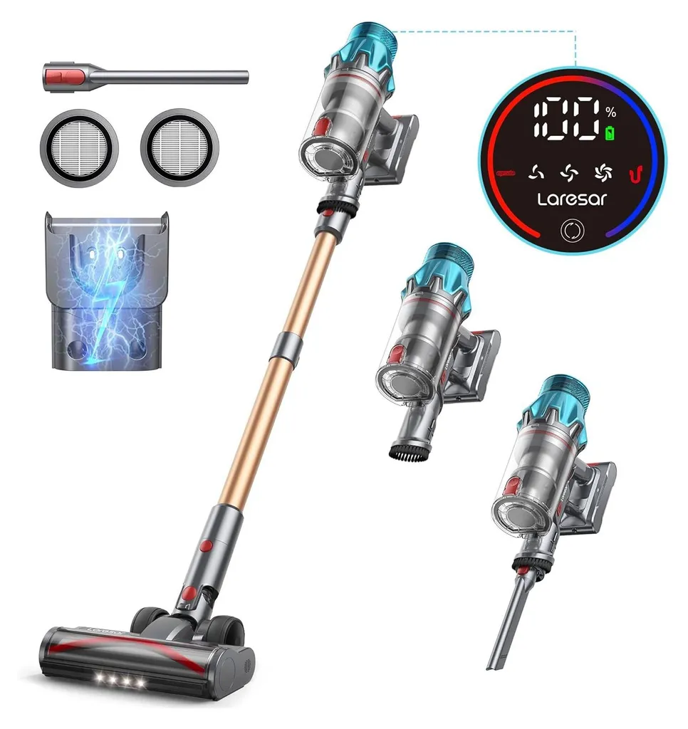 Aspirateur puissant 45kpa 550W Fieety avec filtration multicouche