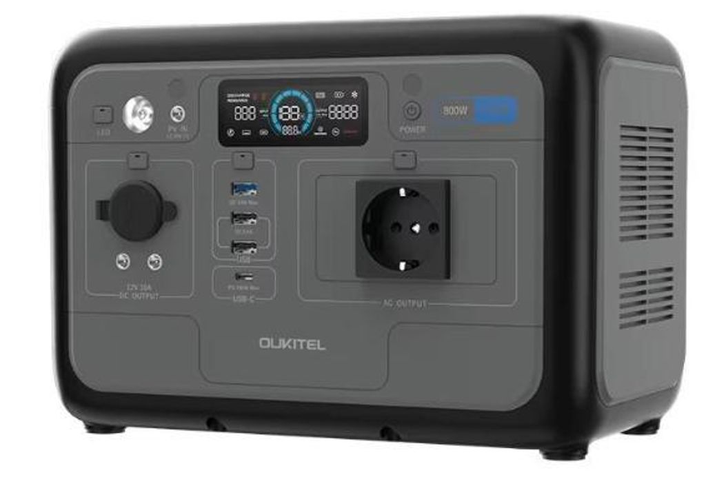 OUKITEL P800E Powerstation 800W 512Wh LiFePO4 USV Solar Generator