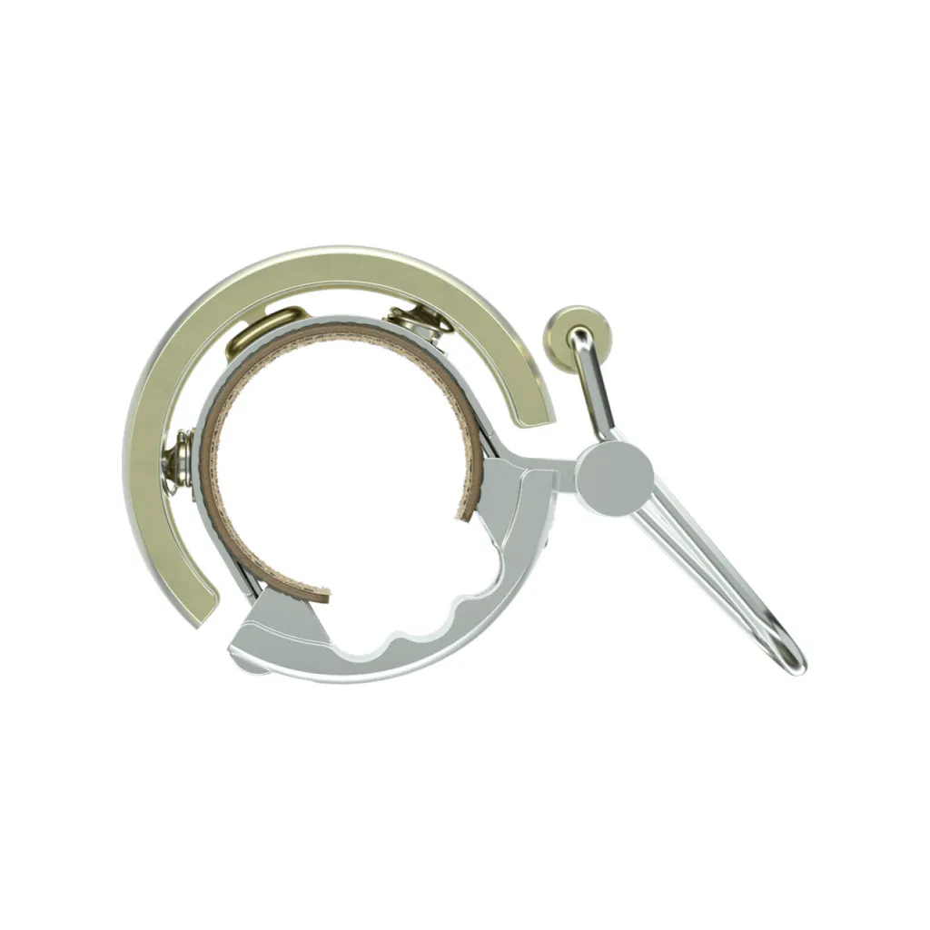 Avertisseur Sonore Vélo Knog Oi Luxe Small Laiton - Idéal Vélotaf - 5