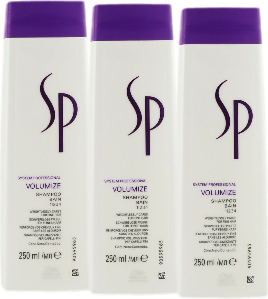 Wella SP Volumize 3 x 250 ml Shampoo Set