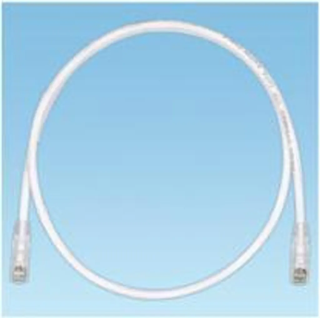 Cordon RJ45 1m Cat6 Blanc Cassé pour Installer un Réseau Fibre Stable
