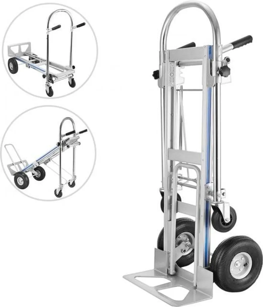 Trolley de course pliable Heavy Duty en aluminium avec sac amovible