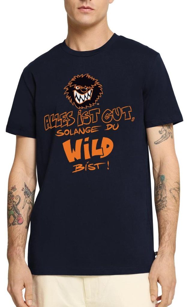 Spreadshirt Die Wilden Kerle Spruch Motto mit Logo Männer Premium T-Shirt, L, Navy