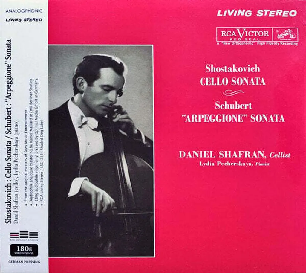 Vinyle Daniel Shafran Qualité Audiophile 200g Shostakovich Schubert