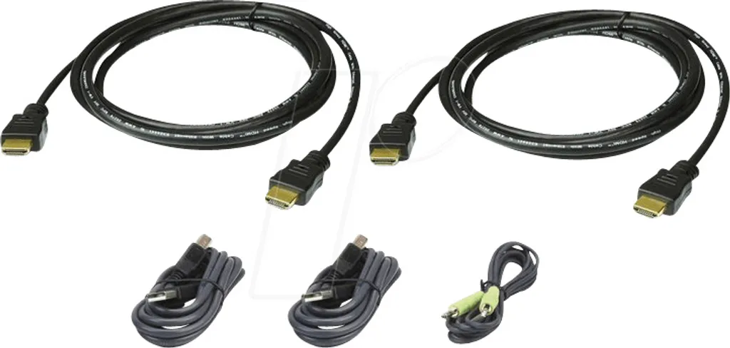 Câble Aten HDMI Secure KVM 1.8M USB Dual Display avec Double Blindage