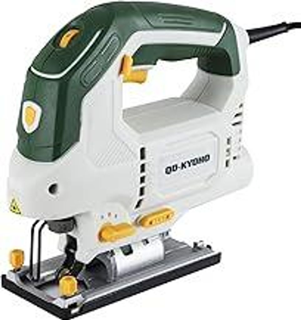 Stichsäge 800W für Holzbearbeitung, 3200 SPM Schnur-Stichsäge mit eingebautem Laser & LED-Licht, 4 Orbitaleinstellungen, ±45° Schrägschnitt, ...
