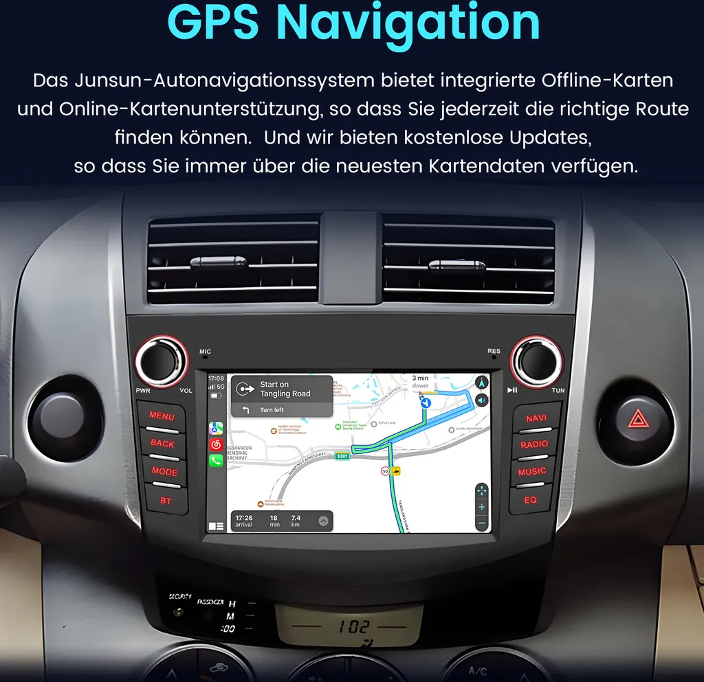 Autoradio Multimedia RAV4 2006-2012 | Android 15 GPS Bluetooth WIFI - 4