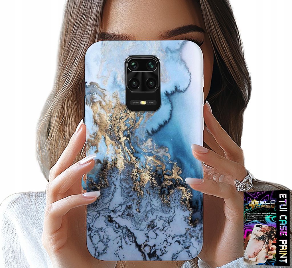 Hülle Für Xiaomi Note 9 Pro / 9S - Damen Marmor Design + Glas