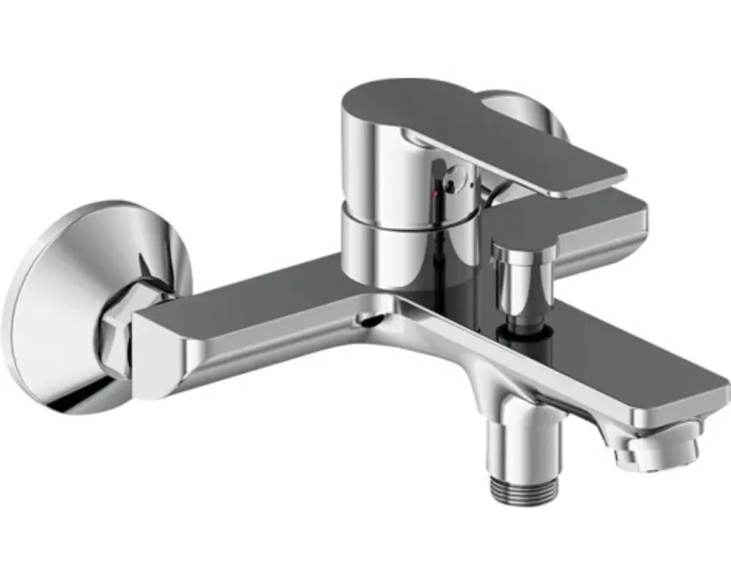 Mitigeur de bain RAVAK Solar chrome X070485 - Robinet mural design