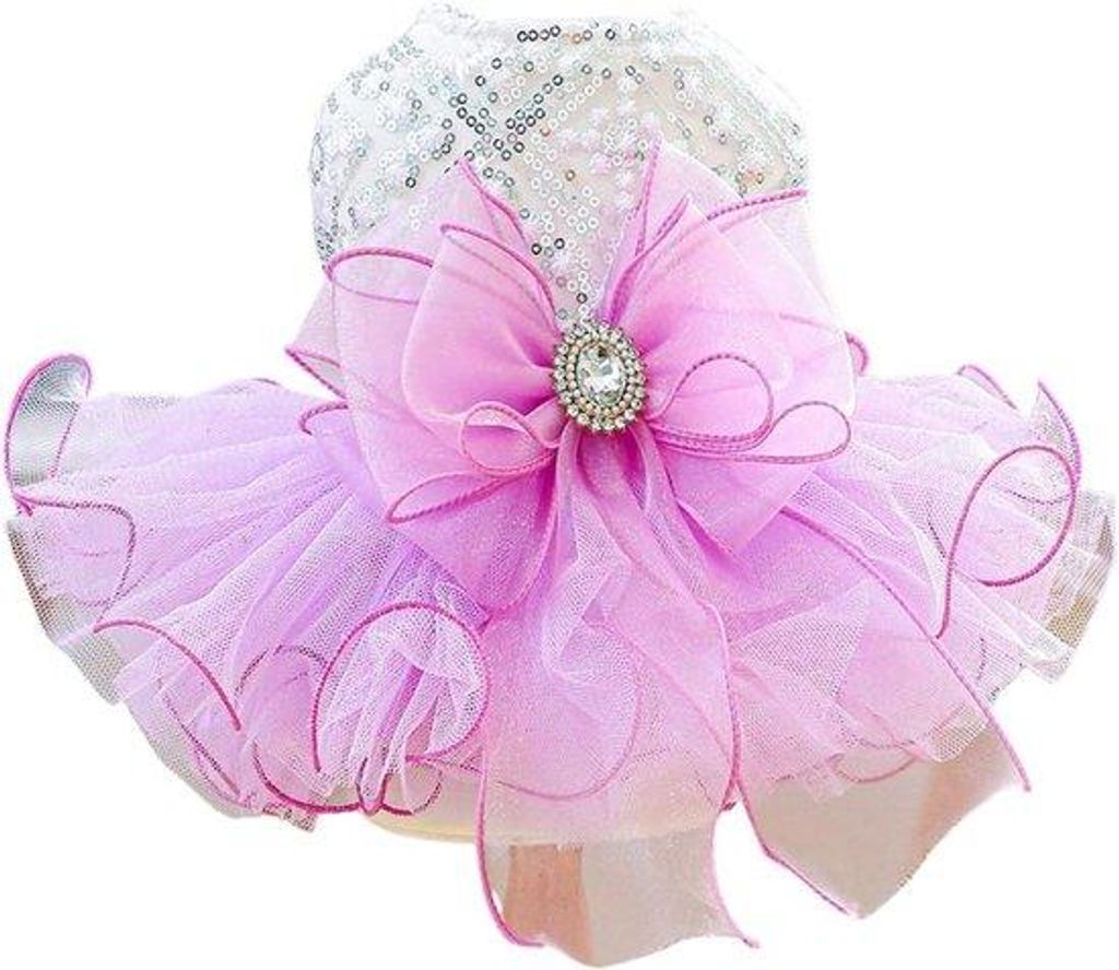 Luxe Puppy Bruiloft Prinses Rok voor Kleine Honden und Katzen