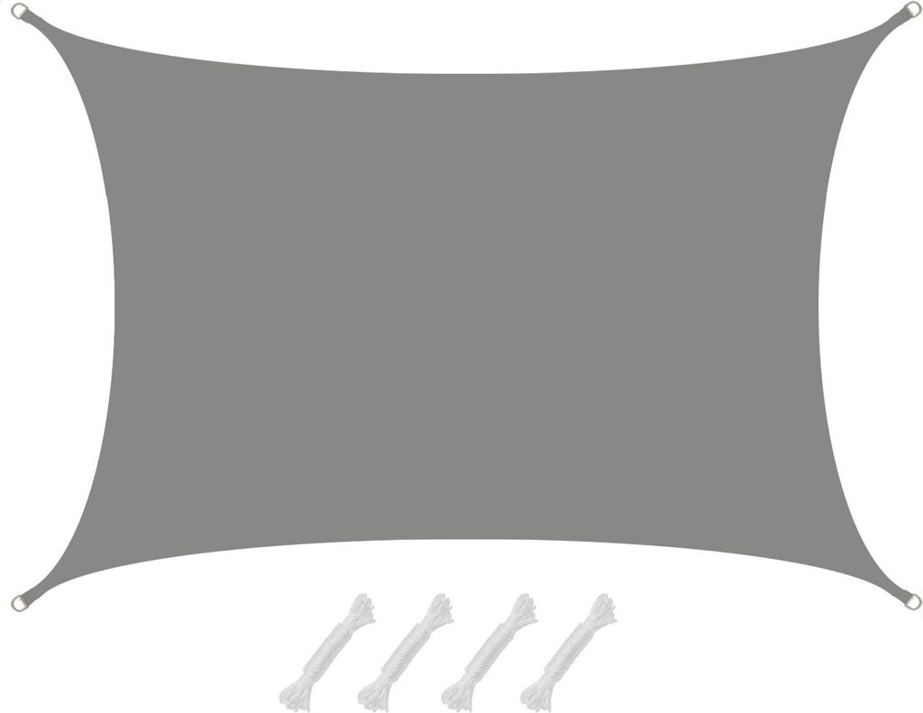UV Sonnensegel Wasserdicht 5x3 - Rechteckig - Sonnenschutz Segel Garten Terrasse