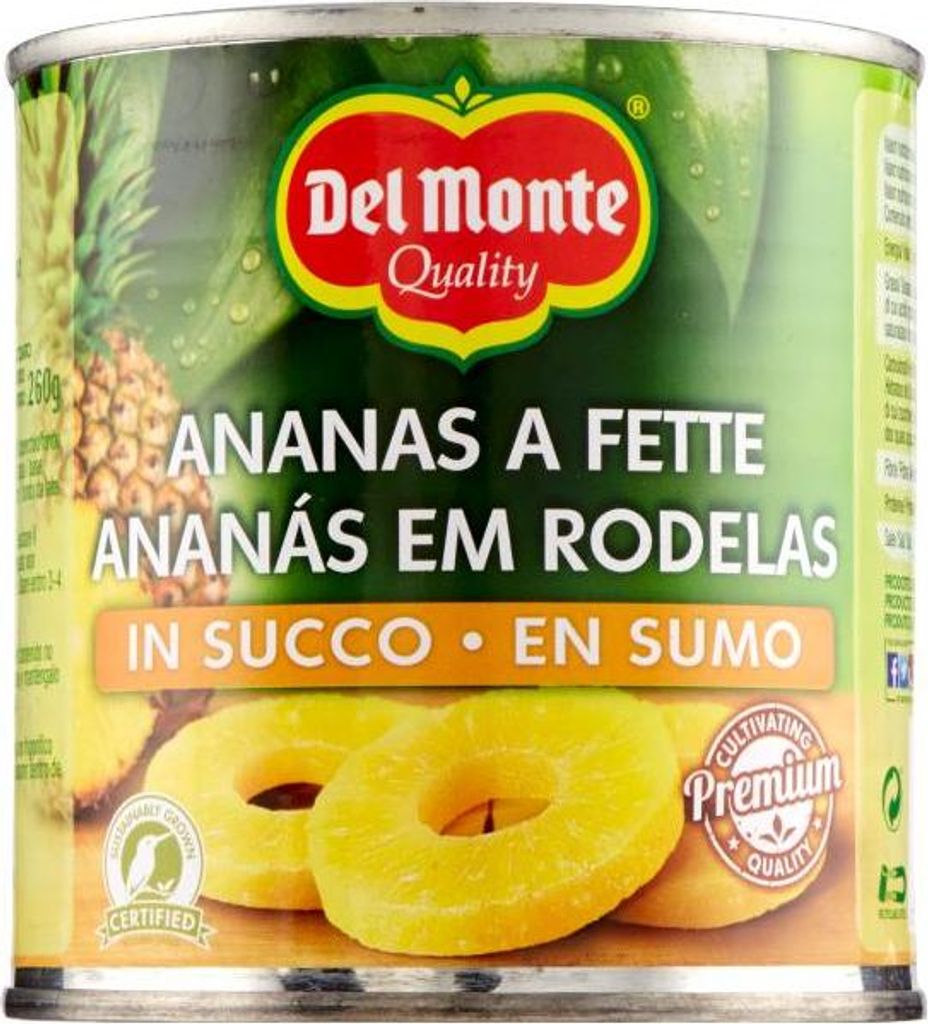 Ananas in Sirup a Fette in sciroppo 435g - Del Monte Produktbild 