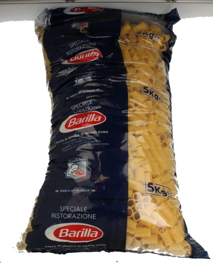 Pasta Barilla Mezze maniche rigate Ristorante Nr. 84 italienisch Nudeln 5kg pack