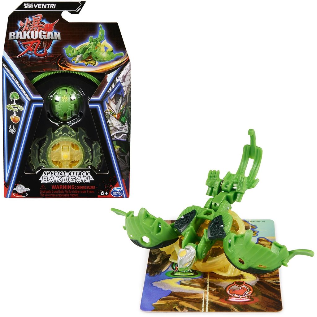 Bakugan 3.0 Special Attack 1er Pack - Ventri, Spielset, 6 Jahr(e)