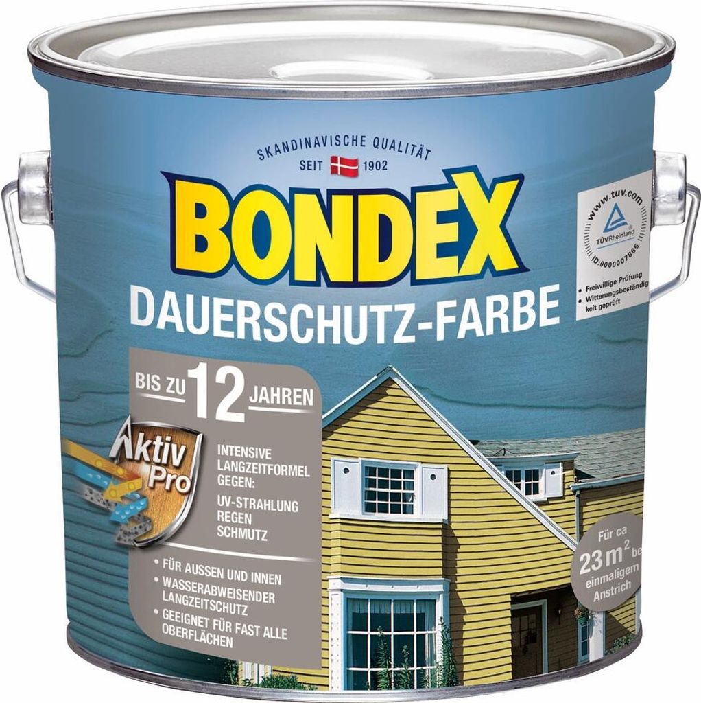 Bondex Dauerschutz-Farbe Taupe/Mo. 0,75L