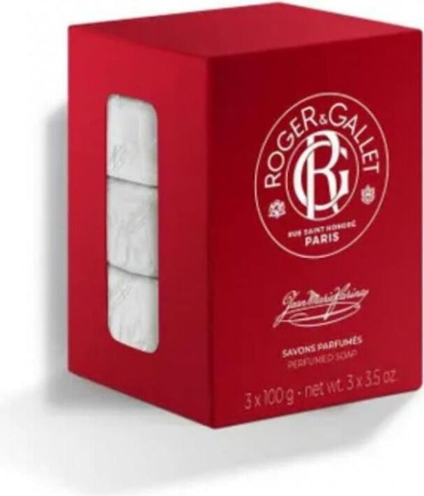 Stück Seife Roger & Gallet Jean Marie Farina 100 g x 3 Duftend