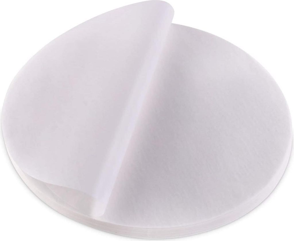 500 Antihaftpapier Zuschnitte für Burgerpressen, Ø 12 cm - Antihaft-Papier, Wachsscheiben, Wachspapier, Backpapier für Hamburger-Presse, Trennpa...