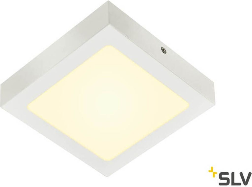 SLV 1003018 SENSER 18 LED Deckenaufbauleuchte eckig weiß Produktbild 