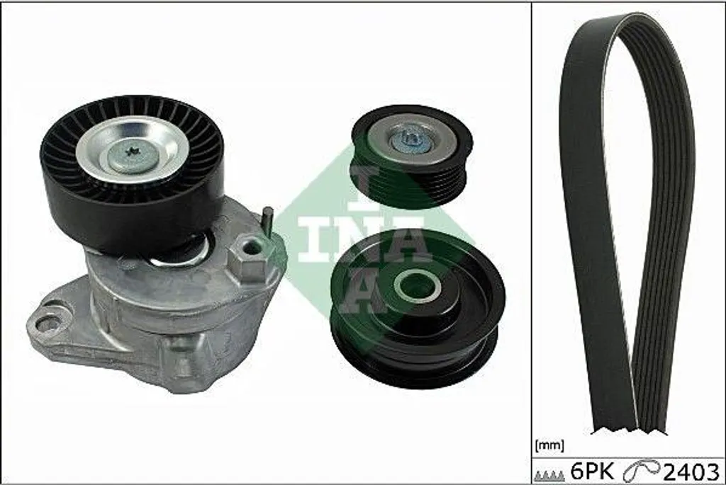 Courroie trapézoïdale INA OE 0019931896 pour moteur Mercedes GL GLK CLS
