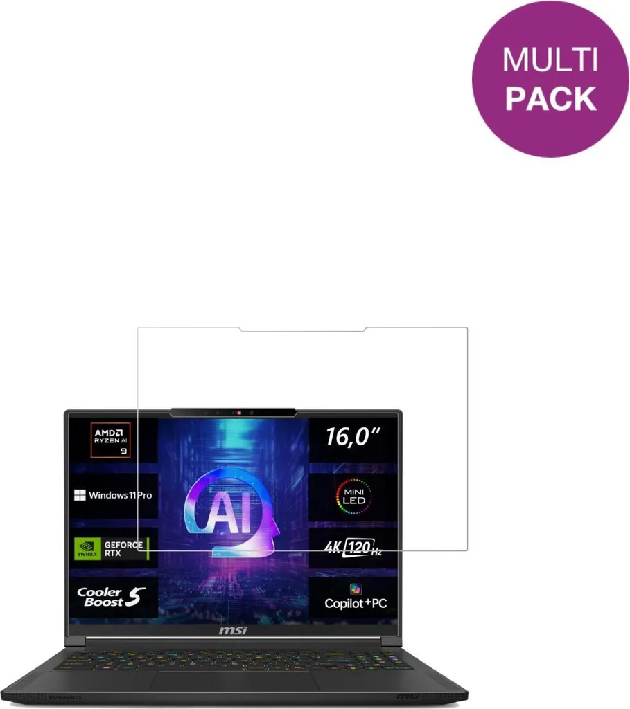 Miglior Pellicola MSI Stealth A16 AI plus: Kit 2x dipos Claro - 2