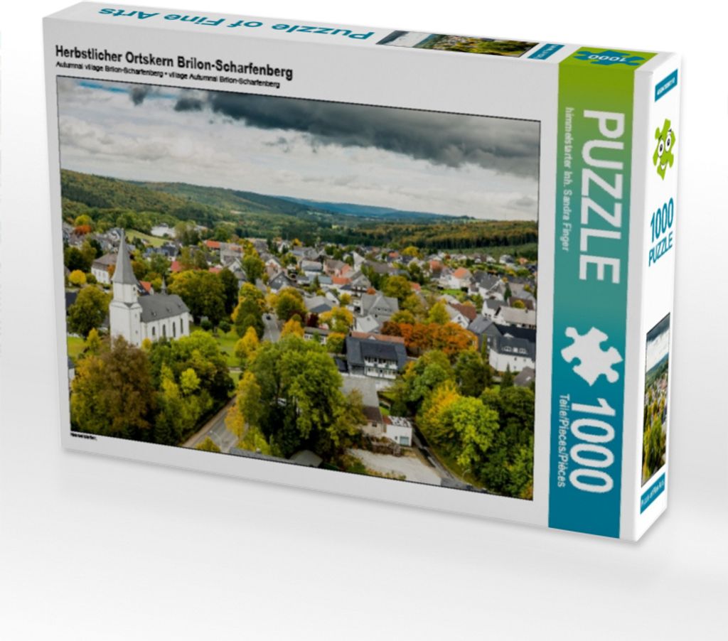 Calvendo Herbstlicher Ortskern Brilon-Scharfenberg 1000 Teile Puzzle quer 640x480mm, Inh. Sandra Finger himmelstart; 7421177
