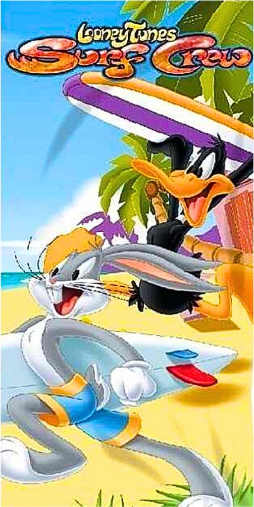 Looney Tunes Badetuch Strandtuch Kinder Badehandtuch 70x140 cm schnelltrocknend
