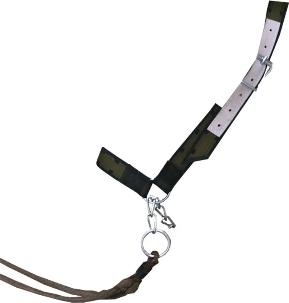 Cavezza Nylon Rinforzata Anello D: Ideale per Bovini e Cavalli Adulti