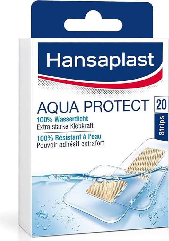 Hansaplast  20 Hansaplast Pflaster AQUA PROTECT Productafbeelding 