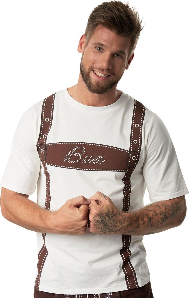 T-Shirt Lederhose - XL