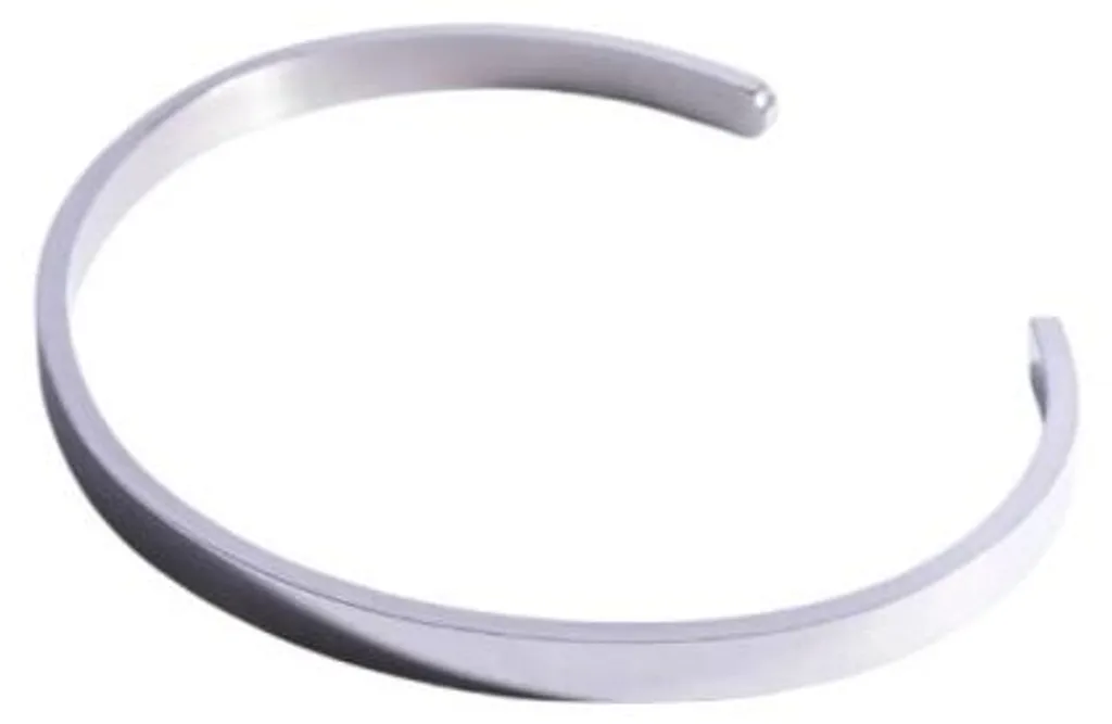 Bracelet Homme Rigide en Acier Poli - Modèle Nico MCGB6120S Ajustable